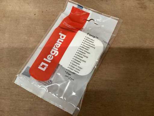 Couverture aveugle Legrand, blanc (20x)