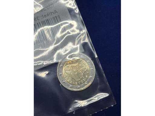 2€ Lituanie 2021 - Banque ethnographique lituanienne fraîche