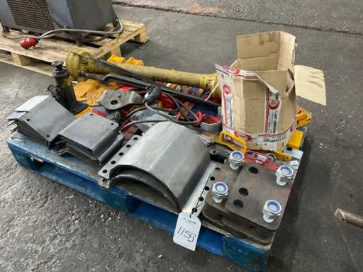 Partij machine onderdelen