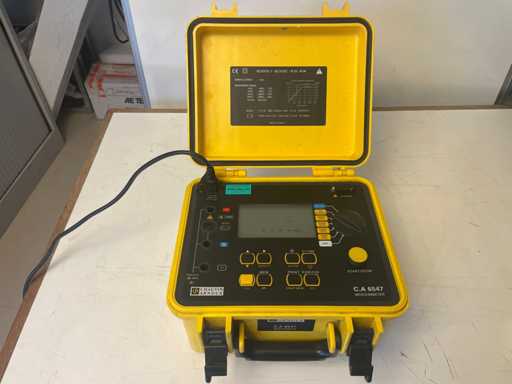 CHAUVIN ARNOUX - C.A 6547 - 5000 V Megaohmmeter