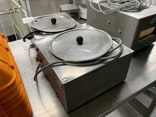 MKN en Kaak Au-bain-marie (chocolade smeltbak) (2x)