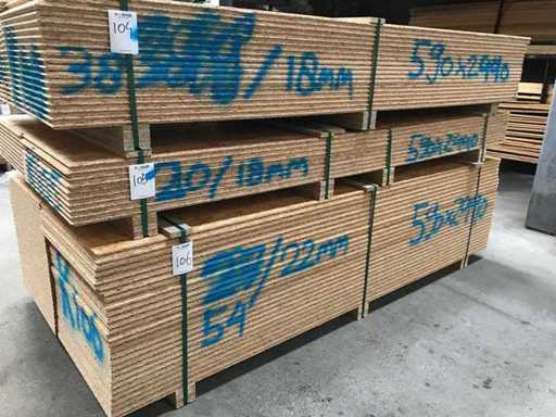 OSB sheets 18mm 590x2440mm (20x)