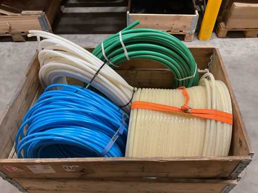 Batch of water and underfloor heating pipes