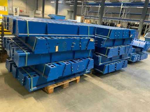 Telaio FGL KI-5002CE Glass Crate Rack inclusi portabicchieri (20x)