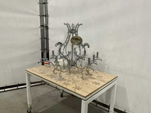 Lampadario d'argento Eric Kuster XL