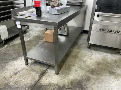 Stainless steel work table