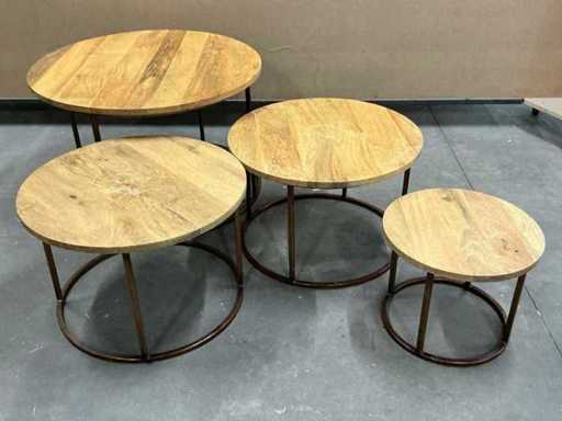 4-delige set Salontafels