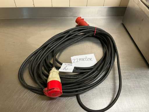Krachtstroomverlengkabel 16Amp