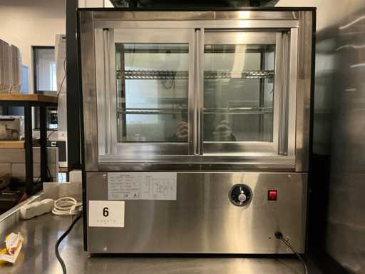 Ggmgastro THVG66-SF Warmhoudvitrinekast