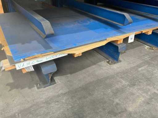 Konvolut Stahl Blech V2A III C 4,50 qm