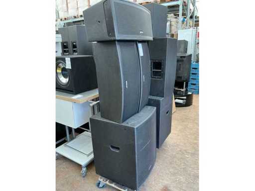 Ecler Dacord H 2081 BK + Uma SB 118i Speaker (4x)