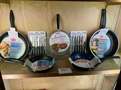 Pans GSW(4x) + steak knife set SSW (2x)