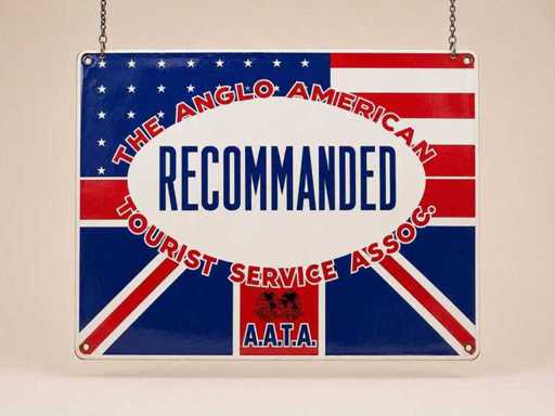 Anglo American Tourist Service Association billboard