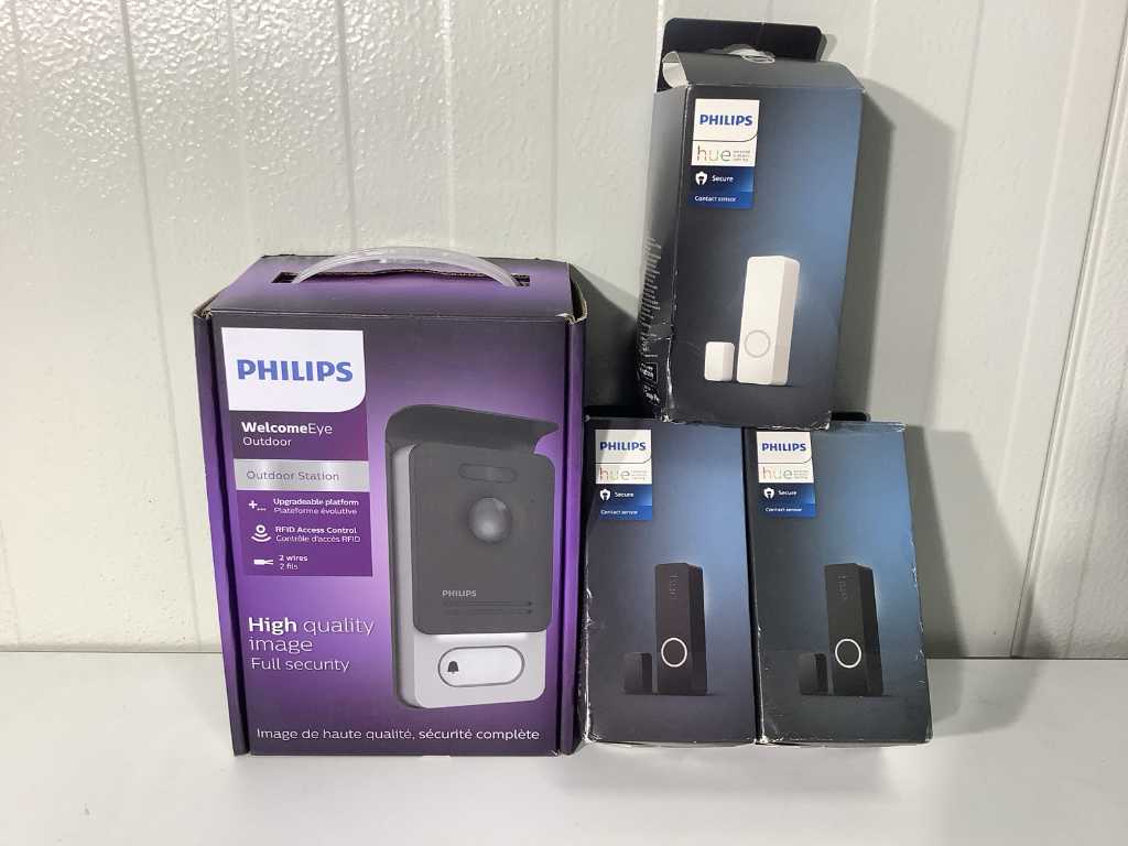 Czujnik kontaktowy Philips Hue / WelcomeEye Automatyka domowa (4x)
