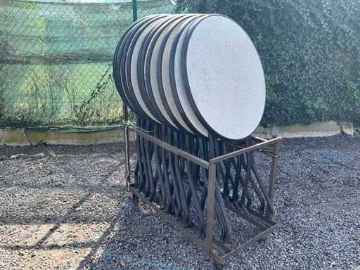 Tavoli da festa inclusi portafogli - heavy duty (10x)