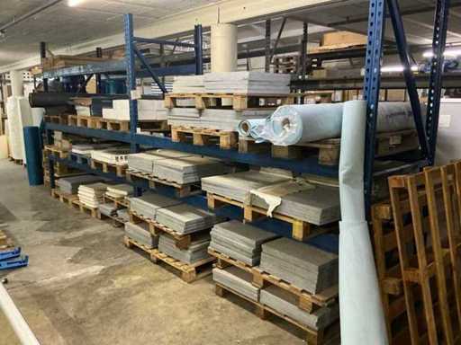 Batch of various outdoor and indoor tiles