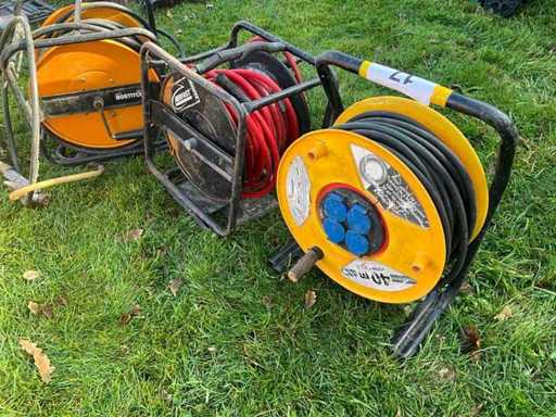 Verlengkabelhaspels en -snoer (3x)