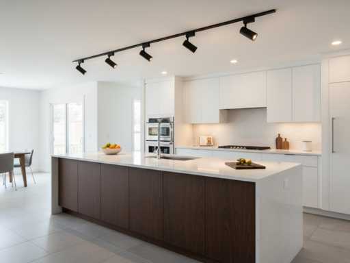 Système de rail 2 mètres avec 6 pièces de rail spot GU10 avec anneau (3x)