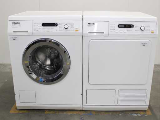 Miele W 5873 Edition 111 Wasmachine & Miele T 8861 WP Edition 111 Wasdroger
