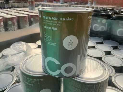 Col.r White 1000 ml peinture extérieure (213x)