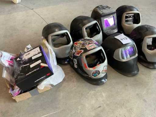 Casco da saldatura 3M Speedglas e accessori (7x)