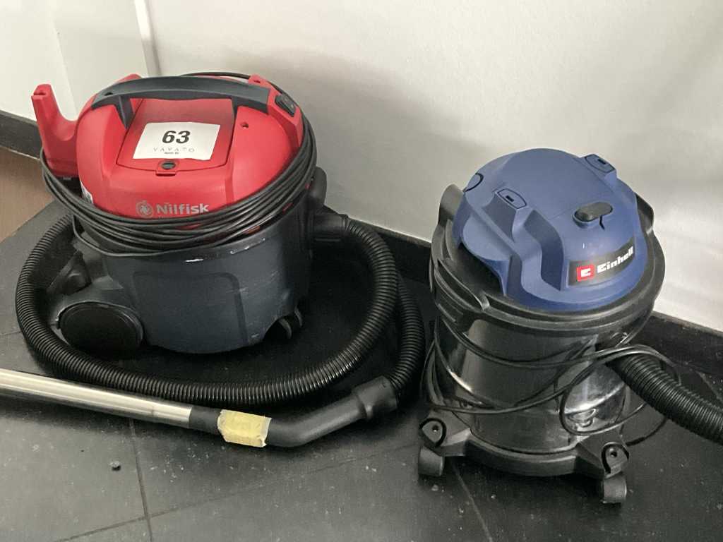 2 different vacuum cleaners