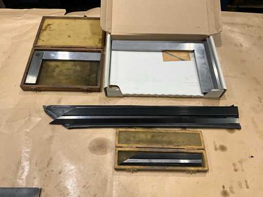 Paalhoek, haarhoek en haarliniaal