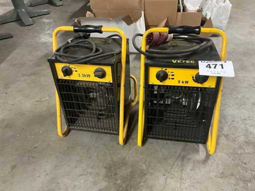Riscaldatore elettrico Vetec (2x)