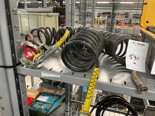 Hydraulischer Spiralschlauch mit Kupplung