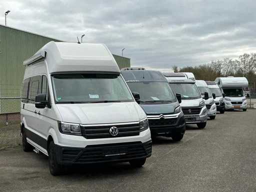 Motorhomes and cars in Hoogeveen