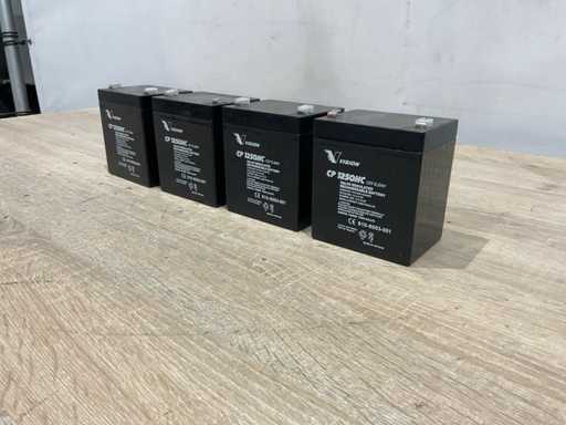 Vision CP 1250HC Batteria ricaricabile da 12 volt (4x)