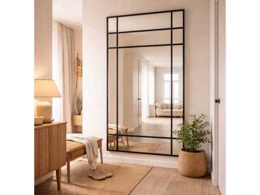 Miroir de salle de bain Luxury 90x180 cm + LED et chauffage.