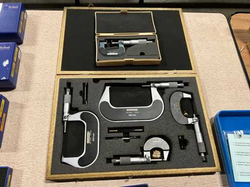 Mitutoyo 0,001 Buitenmaat micrometerset