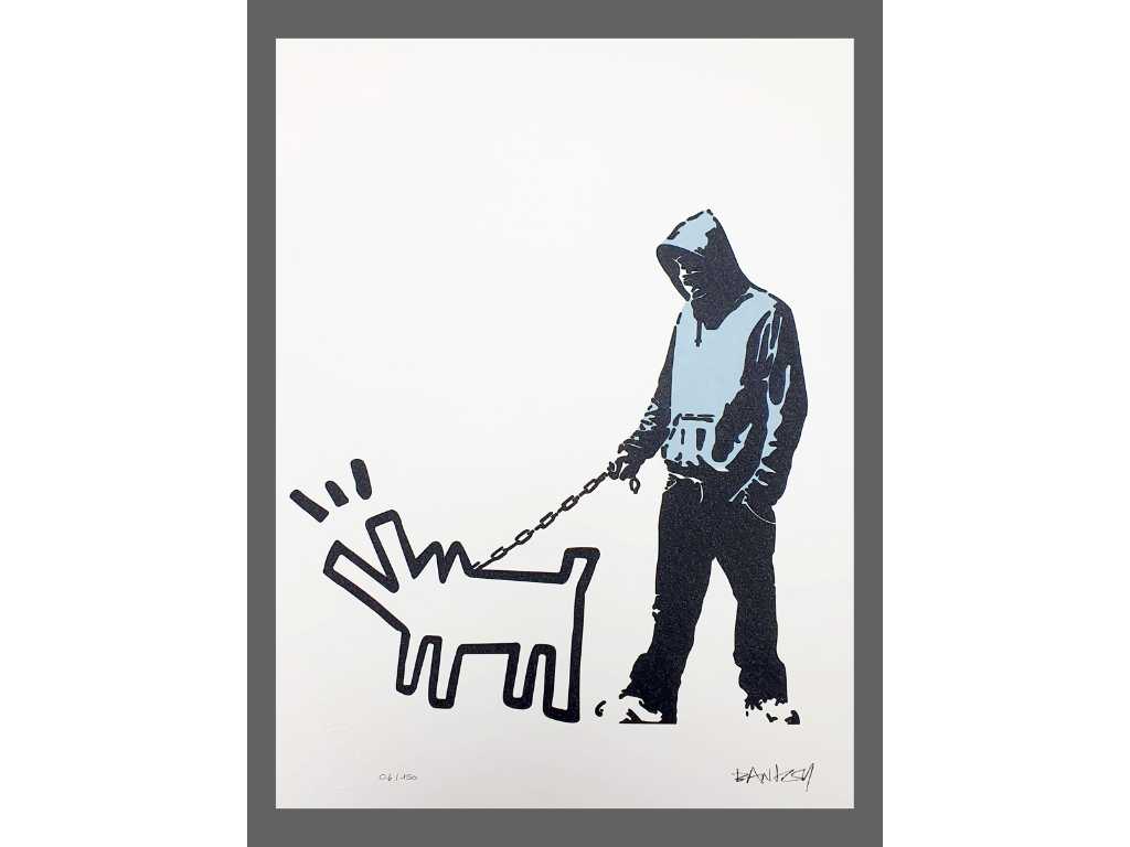 Banksy - Haring Dog - Lithographie