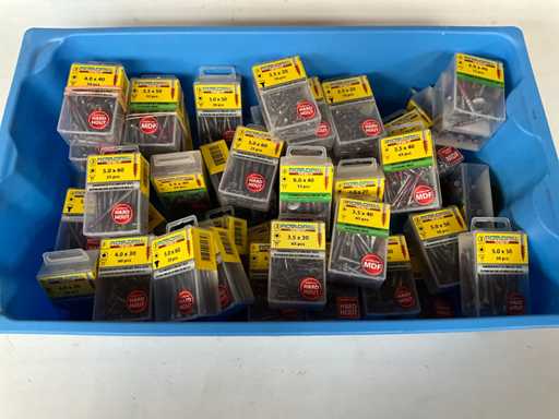 Rotadrill Diverse Schrauben Edelstahl & verzinkt (50x)