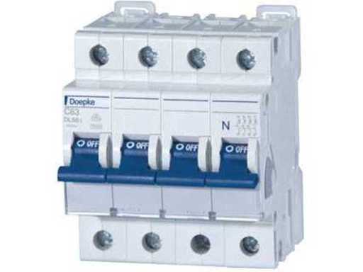Interruttore automatico Doepke DLS C caratteristica 16a 4P 3 protetto inclusi zero 4te (3x)