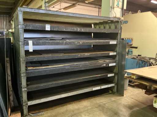 Batch of various metal sheet material