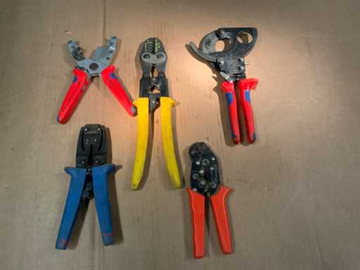 Knipex, Klauke, Egamaster Pliers for electrical installation (5x)