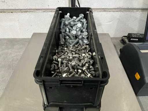 Würth 12.24 kg Assorti zeskant bouten in stapelbare bak