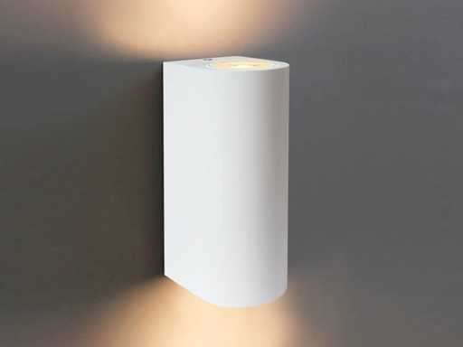 Applique murale GU10 duo raccord étanche (20x)