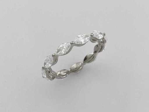 Marquise Diamond Eternity Band 2.34 Cts Ring Inspired By Taylor Swift