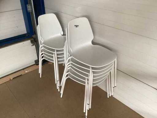 Kantine stoelen (11x)