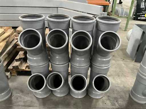 Diverse Y-verbindingsstukken (8x)