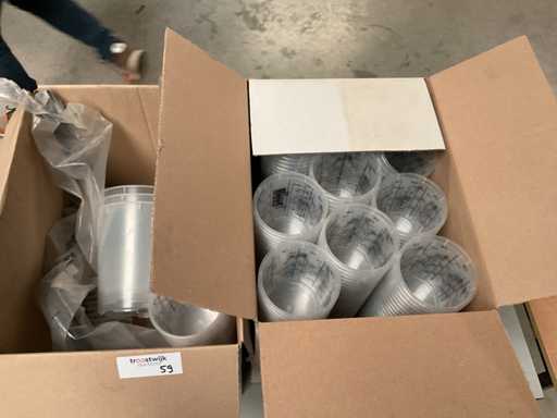 Partia kubków do natrysku/mieszania