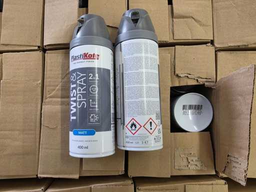 Plastikote Twist Spray Grigio Matto 400ml (678x)