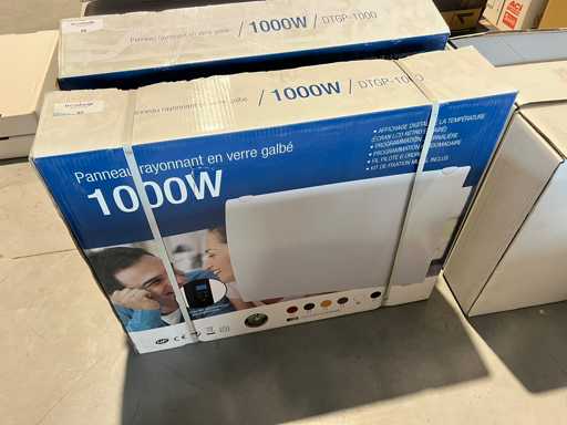 Delta Thermie - DTGP-1000 wit - Elektrische convector kachel