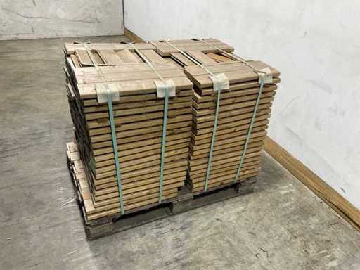 Grindă de lemn moale rindeluită 30x100x540 mm - KDI maro S4S R3 (314x)