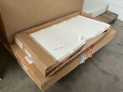 Plastic drip tray (2x)