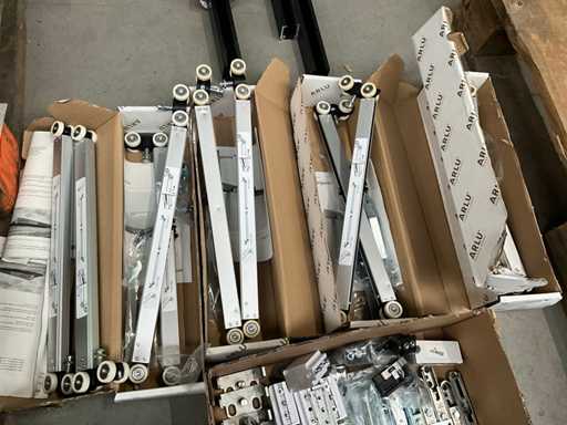 Various Argenta Sliding Door Systems (5x) and accessories