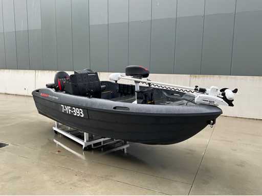2021 Pioner 15 Allround Visboot met Yamaha 40hp
